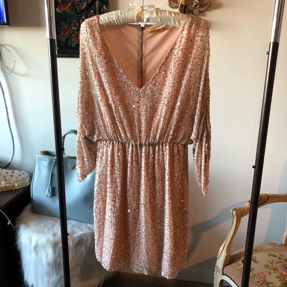 Alice + Olivia sequin dress